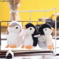 New Style1PC 12cm Soft Plush Pendant Easy Hanging Mini Eyes Cute Penguin Plush Keychain Bag Pendant Accessories Toy Doll