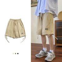 HOT14★Summer High Street Vintage Cargo Shorts Mens Loose Soft Wide Leg Cal Versatile Short Pants Sweatpants Men Clothing Homme