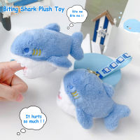 ตุ๊กตาฉลามของเล่นหัวเข็มขัดโลหะนุ่มน่ารักทะเลสัตว์ Plushie เครื่องประดับผ้าฝ้าย PP ตุ๊กตาสัตว์ยัดไส้ขนาดเล็กของขวัญปาร์ตี้จี้พวงกุญแจตุ๊กตา