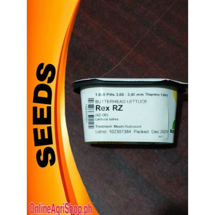 REX RZ SEEDS BUTTERHEAD LETTUCE (1000 PILLS) BY RIJK ZWAAN Lazada PH