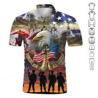 Day Veteran Polo Shirt Remember Military Home of the Free Because of the Brave 2023 new popular