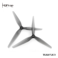 HQProp T6X2.5X3 Light Grey (2CW+2CCW)-Poly Carbonate อุปกรณ์โดรน Drone 1 ชุด 4ใบ ใบพัดโดรน