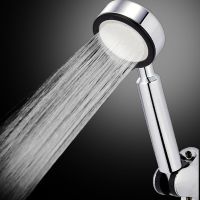 EHEH Round ABS Chorme Bathroom 68 Holes High Pressure Shower Head Sprayers Handhold Spray Water Saving Nozzle Shower Head
