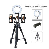 New` Lightweight Camera Smartphone Tripod Aluminum Stand cket for Travel Photo Tripode for Digital Camera DSLR