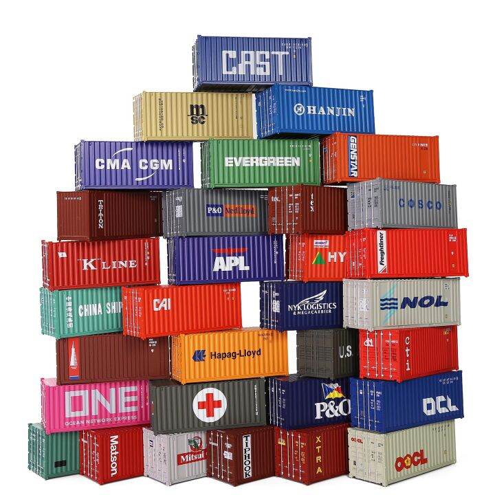 Evemodel 1Pc HO Scale 1:87 20Ft Shipping Container Model Railway Cargo ...