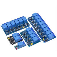 1/2/4/6/8 รีเลย์ Module5/12/24V 8 ช่อง, พร้อม OPTOCOUPLER รีเลย์เอาต์พุต 1 2 4 6 โมดูลรีเลย์ 8 ช่องทริกเกอร์ระดับต่ำ-Jiieu