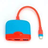 [HOT HAIXWLXKWW 589] Type C เพื่อรองรับ USB 3.0 HUB 3 1 Video Converter Docking Station TV Adapter สำหรับ