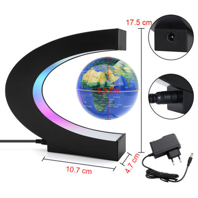 2021 Floating Magnetic Levitation Globe Magic Ball Light World Map Earth for Office Home Decoration Kids Baby Gift Creative Lamp