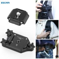 ESCAM FALCAM 2271 F38 Quick Release System สำหรับการรักษาสมดุลกล้อง DSLR ขาตั้งกล้อง Slider Universal Arca Swiss อะแดปเตอร์กระเป๋าเป้สะพายหลัง