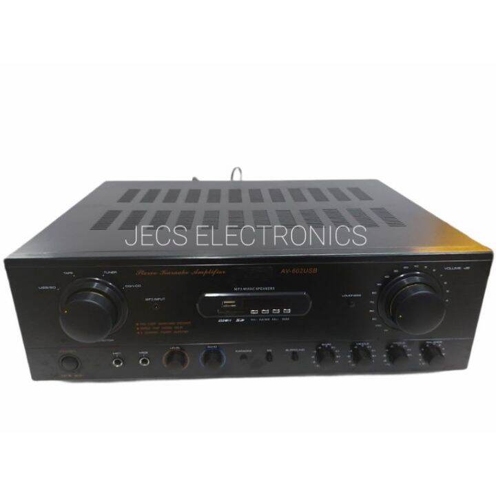 AMPLIFIER AV602 WITH USB INPUT 1000 WATTS Lazada PH