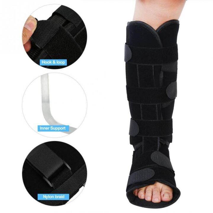 calf-super-ankle-fixation-strap-black-tibiofibular-ankle-fixation-strap-lower-adjustable-leg-support-strap-leg-fixation-sleeve-foot-afo-splint