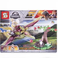 ProudNada Toys ของเล่นเด็กชุดตัวต่อเลโก้ไดโนเสาร์(มีให้เลือกหลายแบบ) S DINOSAUR WORLD 1091A-1091D