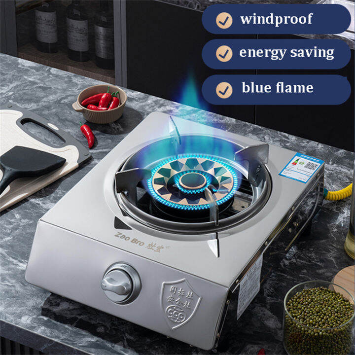 Household Gas Stove Single Stove Desk Type Liquefied Gas Cooker Energy
