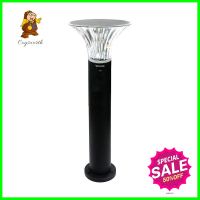 ไฟทางเดิน SOLAR RACER BOLLARD 3 วัตต์ DAYLIGHT สีดำLED SOLAR GARDEN RACER BOLLARD 3W DAYLIGHT BLACK **ของแท้100%**