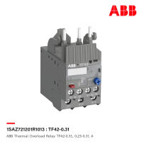 ABB Thermal Overload Relay TF42 - 0.31, 0.23 - 0.31A - TF42 - 0.31 - 1SAZ721201R1013 - เอบีบี โอเวอร์โหลดรีเลย์