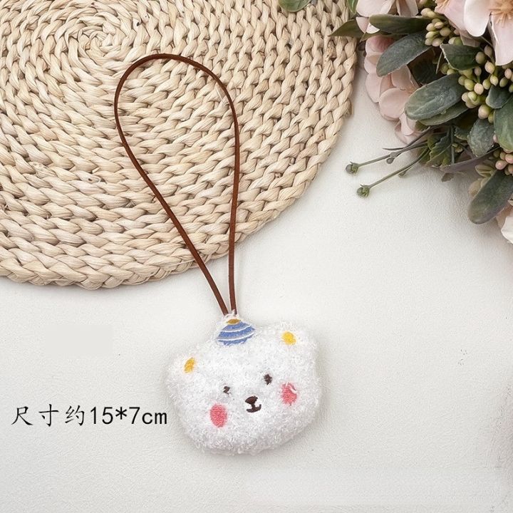 cute-bag-pendant-bear-face-ornament-school-bag-backpack-toy-mini-bag-pendant-name-tag-nameplate-plush-toy-keychain