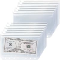 【hot】 12pcs A6 Size Binder Pockets Cash Budget Envelopes Loose Insert Pages for 6-Ring Notebook Folders