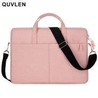 Water Resistant Nylon Laptop Bags With Trolley Fixed Strap Notebook Case For Macbook Pro 14 Lenovo HP Dell Xiaomi Computer Pouch