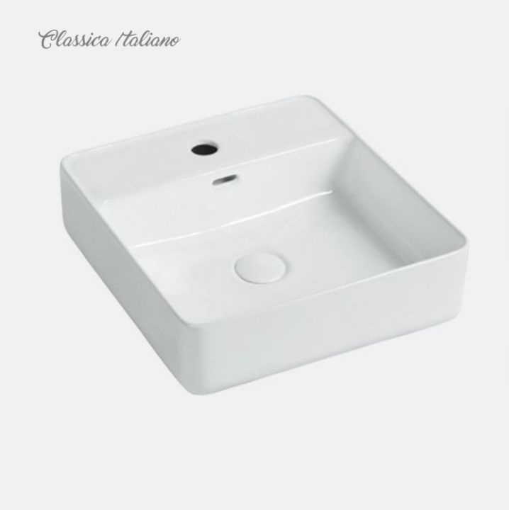 Wastafel Art Basin Keramik Classica Italiano Kotak Putih Mewah Modern Tc 021m Lazada Indonesia 8752