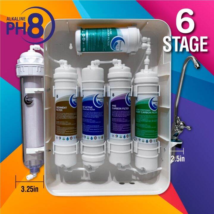 KOREAN SAEMMUL 6 STAGE ALKALINE WATER FILTER SYSTEM - REPLACEMENT ...