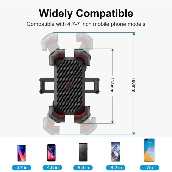 rongjingmall-กันลื่นกันสั่นมือจับที่วางโทรศัพท์แฮนด์จักรยานขี่จักรยาน-dudukan-ponsel-sepeda-ที่ตั้งโทรศัพท์ที่วางโทรศัพท์ฐานยึดอุปกรณ์นำทางโทรศัพท์ตั้งที่ยึดโทรศัพท์