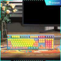 Shiwaki 127คีย์ Keycaps PBT สำหรับ Cross Mechanical Shafts Keypad ติดตั้งง่าย