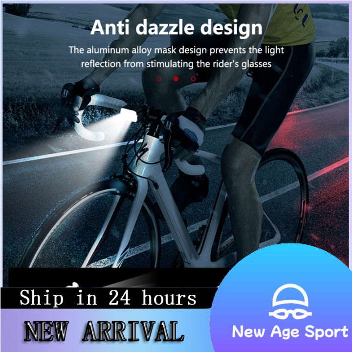 ชุดไฟจักรยาน-led-ความสว่างสูงกันน้ำ-usb-อะลูมิเนียมแบบชาร์จไฟได้ไฟอุปกรณ์แต่งจักรยานอัลลอย
