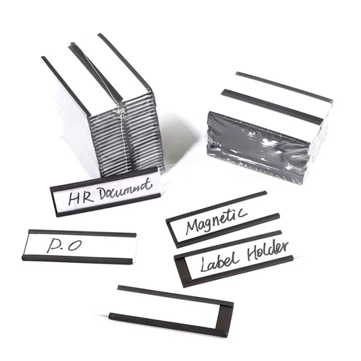 30Pcs Label Holders,Sign and Ticket Holder,Holders for Metal