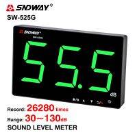 SNDWAY เครื่องมือวัดเสียงรบกวน Db Meter มอนิเตอร์เมตรเดซิเบลระดับเสียงขนาดเล็ก30 ~ 130Db