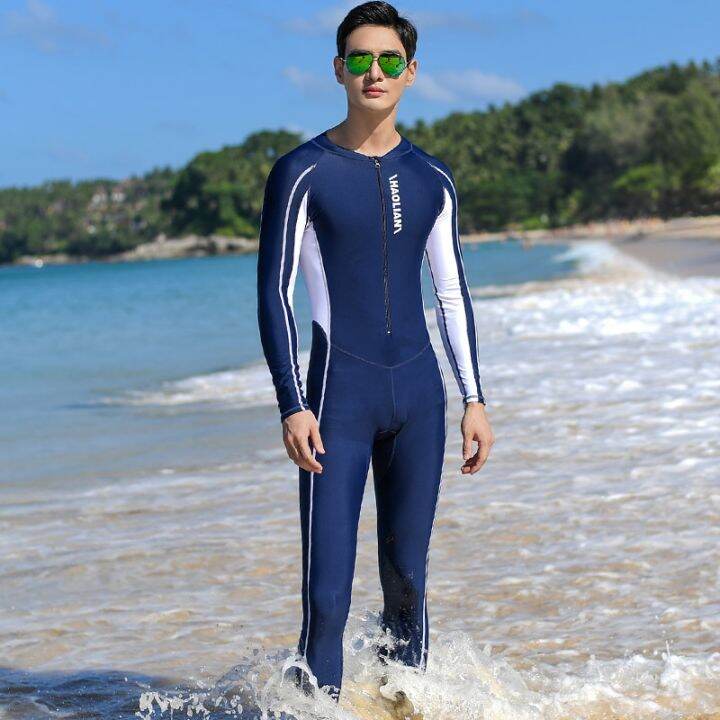 zzooi-long-sleeve-rash-guard-men-front-zipper-one-piece-wetsuit-swimming-diving-suit-snorkeling-surfing-swimwear-beach-wear-body-suits