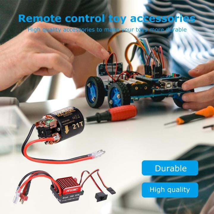 มอเตอร์แปรง-f540-60a-esc-สำหรับ1-10ตีนตะขาบ-rc-รถออฟรถบรรทุกออฟโรด2s-3s-lipo