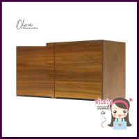 ตู้แขวนคู่ KITZCHO GLOSSY 80x40 ซม. สีไม้สักDOUBLE WALL CABINET KITZCHO GLOSSY 80x40CM TEAK **หมดแล้วหมดเลย**