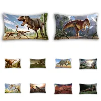 30x50cm Car Sofa Home Pillowcase Jurassic Dinosaur Cushion Cover Decorative Wildlife Print Pillowcase