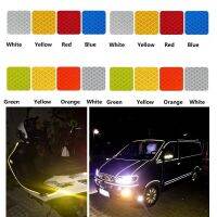 5CM Square High Visibility Diamond Level  PET Self-Adhesive Fluorescent Protective Warning Tape Safety Cones Tape