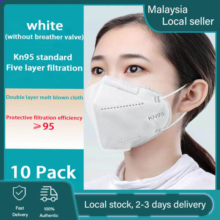[local stock] protective mask kn95 10 pieces of individually packaged