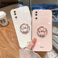 DKHORSING เคสโทรศัพท์รูปการ์ตูนเคลือบใหม่เกียรติยศ90 5G / HONOR 90 Lite/ HONOR 70 Lite รูปแบบน่ารักปกป้องกล้องปลอกอ่อน Huawei Honor90 Lite กับผู้ถือวงแหวน