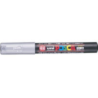 ญี่ปุ่น UNI Mitsubishi Pencil MITSUBISHI PENCIL PC 1M 26 [Posca Extra Fine Silver]. Abies5Star