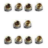 Hose Mender Hose Repair Coupler Gold&amp;Gray Parts for 3/4 Inch or 5/8 Inch Garden Hose Connector Hose Male and Female Connectors