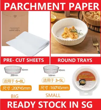Home Expert Air Fryer Disposable Paper Liner-100PCS Parchment Paper Sheets,Round  Air Fryer Parchment Paper