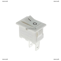 wucuuk MINI 1ชิ้น/ล็อต10*15mm 2Pin ON/OFF Boat ROCKER SWITCH ปุ่มรถบรรทุก