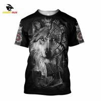 T SHIRT - (All sizes are in stock)   Summer Fashion Print Cartoon Wolf Mens T-shirt O-Neck Casual Short Sleeve Comfortable Hip Hop Street Extra Large T-shirt Shirts.  (You can customize the name and pattern for free)  - TSHIRT