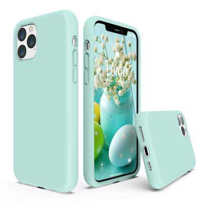 เคสซิลิโคนสำหรับ iPhone 11 PRO MAX 6.5 นิ้วเคสซิลิโคนเหลวกันกระแทกเคส (เคสเต็มร่างกายพร้อมซับในไมโครไฟเบอร์) เข้ากันได้กับ iPhone 11 PRO MAX 6.5