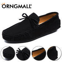 ORNGMALL ฤดูใบไม้ผลิแฟชั่นรองเท้าเรือ Casual หนัง Loafer รองเท้าสำหรับชาย Handmade นุ่มสบายรองเท้าขับรถรองเท้าแตะ Slip-On รองเท้าสำหรับชายเหมาะสำหรับทุกวัน Street Wear