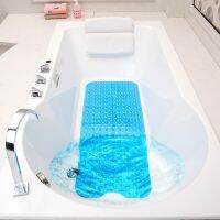 Cross-border explodes 100 x 40 large bathroom bath mat popular toilet mat elastic PVC mat spot --ddian230628﹍▫