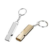 Metal Whistle Outdoor Whistles Camping Accessories Survival Prop white Survival kits