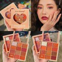 kiss Beauty eyeshadow for Love อายแชโดว์ 12 สี เม็ดสีละเอียด สีสวยสดใส ติดทนนานกันน้ำ