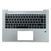 Papan Kunci Eropah Asal Baru untuk 1040 G4 HP Elitebook แล็ปท็อป Palmrest Atas Perlindungan Shell Penggantian Kes L02267-001