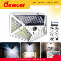 Oewoer Solar LED Outdoor Light New waterproof solar wall light 100 LEDPIR motion sensor wall light outdoor garden light