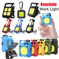 LED COB Work Light Mini USB Torch Camping Light Dual Source Type-C Charging Multi Tool IPX4กันน้ำสำหรับ Outdoor Survival