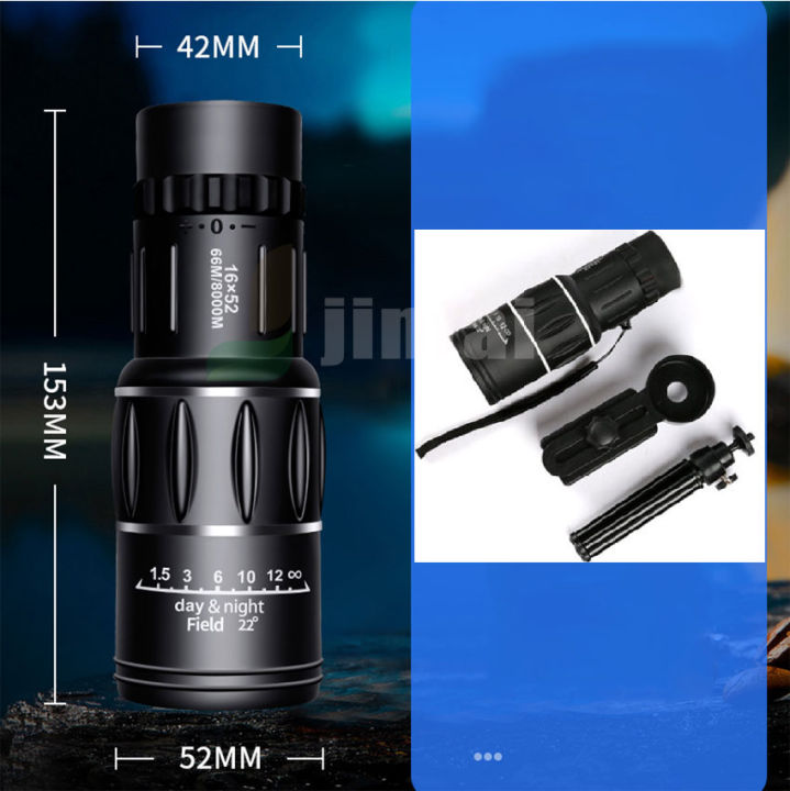 diy-กล้องส่องทางไกล-กล้องโทรทรรศน์-monoculars-spotting-scope-16x52-กล้องส่องสัตว์-สินค้าใหม่